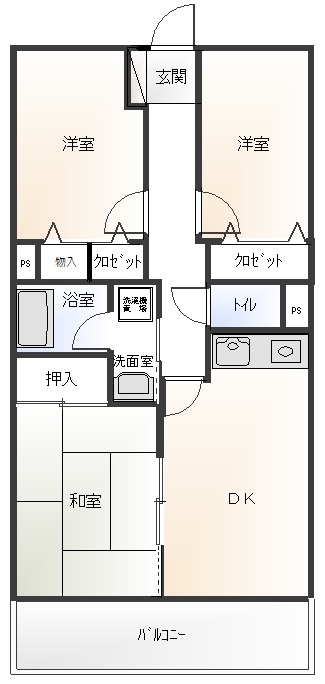 【マンション】ライオンズマンション青梅第２　11階（最上階）のお部屋